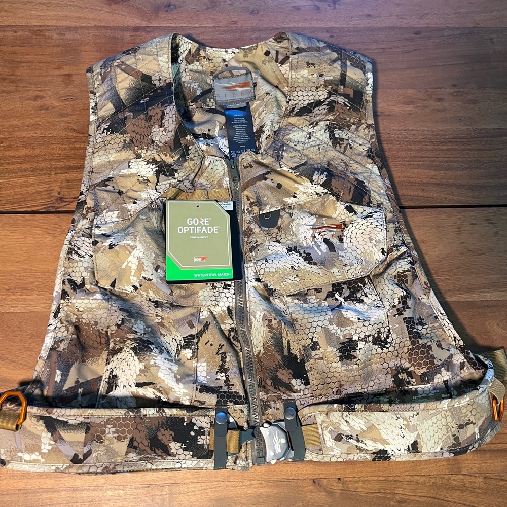 NWT SITKA Delta Wading Vest XXL XXXL GORE OPTIFADE Camo Wading Vest